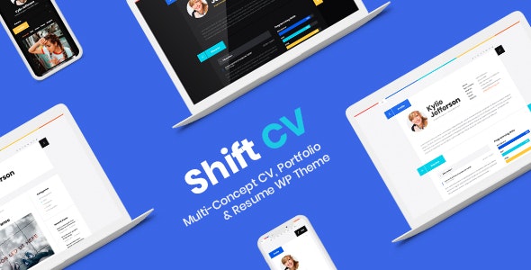 ShiftCV v3.0.1 - Blog \ Resume \ Portfolio \ WordPress