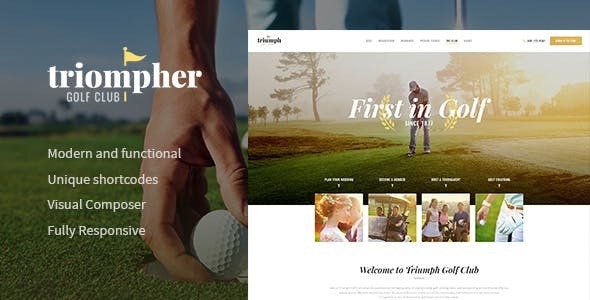Triompher v1.1.0 - Golf Course & Sports Club WordPress Theme
