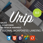 Urip v8.4.4 - Professional WordPress Landing Page