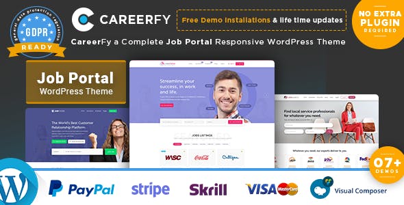 Careerfy v2.5.8 - Job Board WordPress Theme