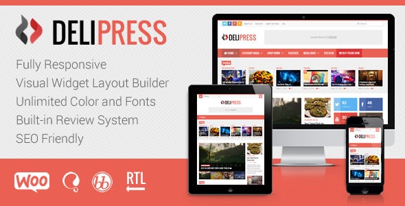 DeliPress - Magazine and Review WordPress Theme