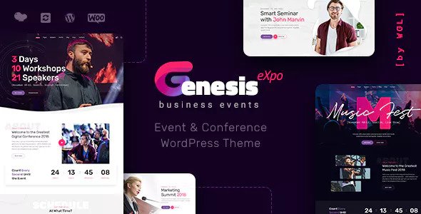GenesisExpo v1.2.5 - Business Events & Conference Theme