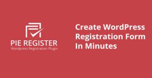 Pie Register Pro v3.3.1 - A WordPress Registration Plugin