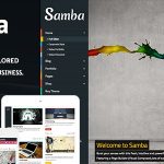 Samba v7.4 - Colored WordPress Theme