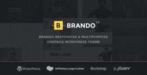 Brando v1.7.5 - Responsive and Multipurpose OnePage WordPress Theme