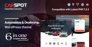 CarSpot v2.2.0 – Automotive Car Dealer WordPress Classified Theme
