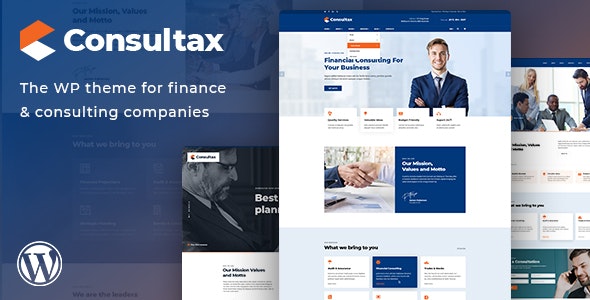 Consultax v1.0.5 - Financial & Consulting WordPress Theme