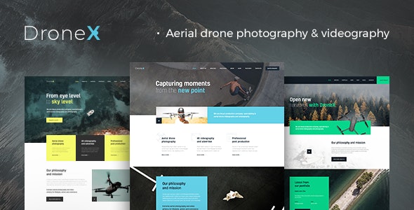 DroneX v1.1.0 - Aerial Photography & Videography WordPress Theme