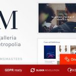 Galleria Metropolia - Art Museum & Exhibition Gallery Theme