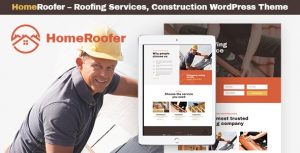 HomeRoofer v1.0.1 - Roofing Company Services & Construction WordPress Theme