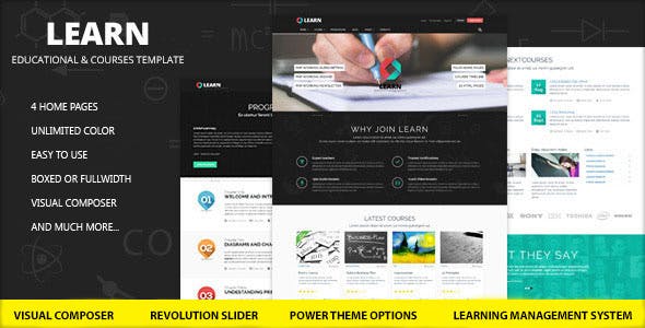 Learn v1.0.9.2 - Education, eLearning WordPress Theme