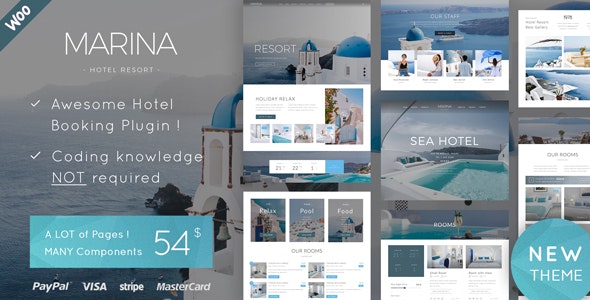 Marina v1.3 - Hotel & Resort WordPress Theme
