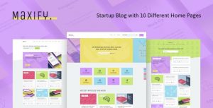 Maxify v1.0.3 - Startup & Business News WordPress Blog Theme