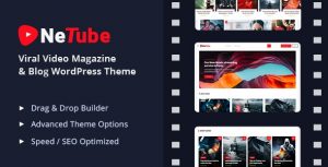 Netube v1.0.4 - Viral Video Blog / Magazine WordPress Theme