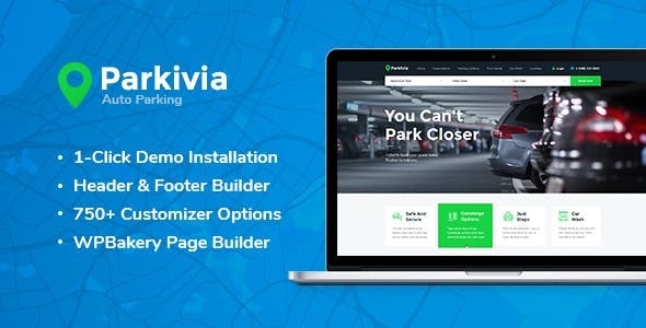Parkivia v1.1 - Auto Parking & Car Maintenance WordPress Theme