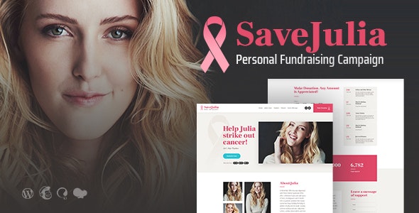 Save Julia v1.0.2 - Donation & Fundraising Charity WordPress Theme