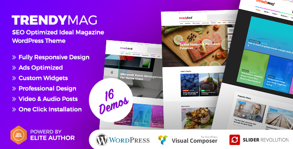 TrendyMag v1.3 - WordPress News Magazine & Blog Theme