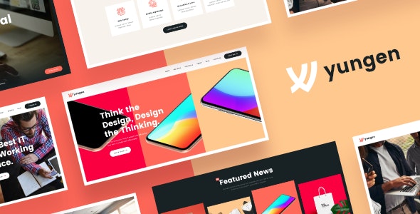 Yungen v1.0 - Modern Digital Agency Business WordPress Theme