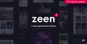 Zeen v3.1.0 - Next Generation Magazine WordPress