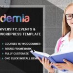 Academia Nulled Education Center WordPress Theme Free Download