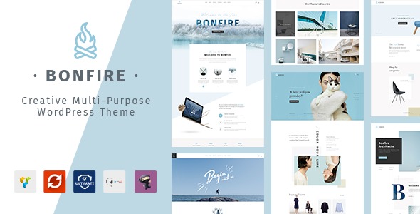 Bonfire Nulled Creative Multipurpose WordPress Theme Free Download