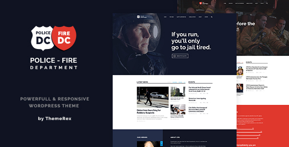 Police & Fire Department and Security Business WordPress Theme Nulled