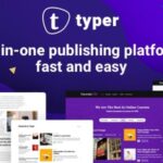 Typer - Amazing Blog and Multi Author Publishing Theme Nulled