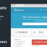 HelpGuru A Self-Service Knowledge Base WordPress Theme Nulled