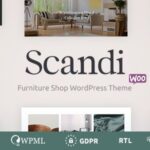 Scandi - Furniture Store and Home Decor Shop WooCommerce Theme Nulled