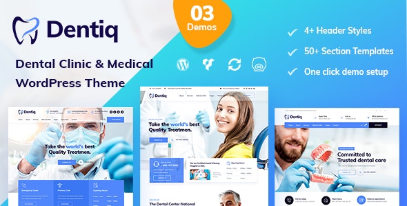 Dentiq v2.1 - Dental & Medical WordPress Theme