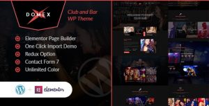 Domex v1.0 - Night Club WordPress Theme