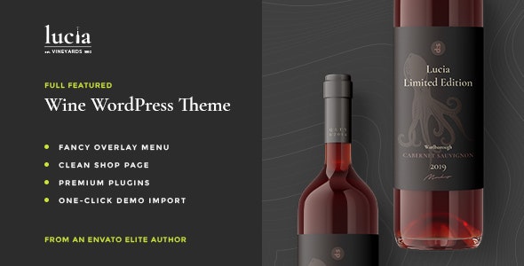 Lucia v1.0 - Wine WordPress Theme