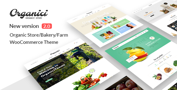 Organici v2.0.6 - Organic Store & Bakery WooCommerce Theme