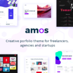 Amos - Creative WordPress Theme for Agencies Nulled