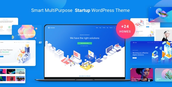 Atomlab - Startup Landing Page WordPress Theme