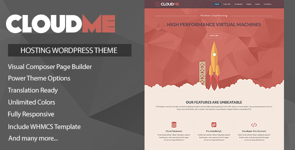 Cloudme Host v1.1.3 - WordPress Hosting Theme