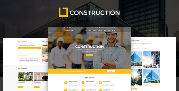 Construction v1.0.9.3 - Business & Building Company WordPress Theme