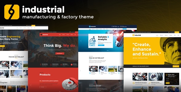 Industrial v1.3.1 - Corporate, Industry & Factory WordPress Theme