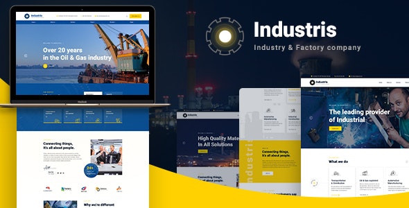 Industris v1.0.4 - Factory & Business WordPress Theme