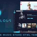 Miraculous Online Music Store HTML Template