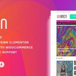 Siren v1.0.4 - News Magazine Elementor WordPress Theme