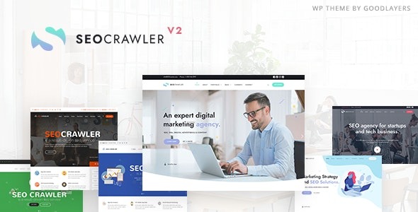 SEOCrawler - SEO & Marketing Agency WordPress Nulled