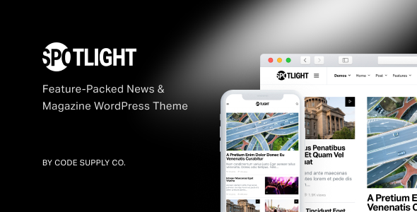 Spotlight - Feature-Packed News & Magazine WordPress Theme Nulled