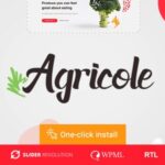 Agricole - Organic Food & Agriculture WordPress Theme Nulled