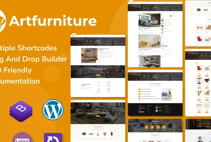Artfurniture - Furniture Theme for WooCommerce WordPress Nulled