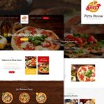 Pizza House - Restaurant Cafe Bistro WordPress Theme Nulled