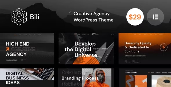 Bili Creative Agency WordPress Theme