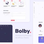 Bolby - Portfolio CV Resume WordPress Theme Nulled