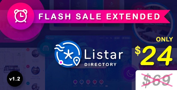 Listar - WordPress Directory and Listing Theme Nulled