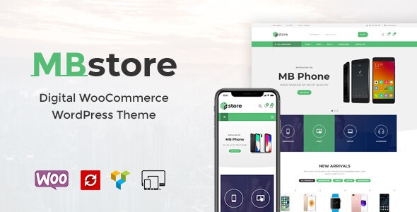 MBStore - Digital WooCommerce WordPress Theme Nulled